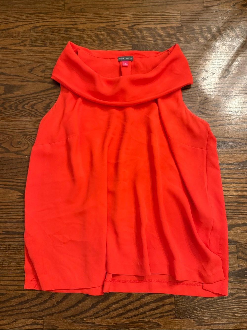 Orange Sleeveless Shirt